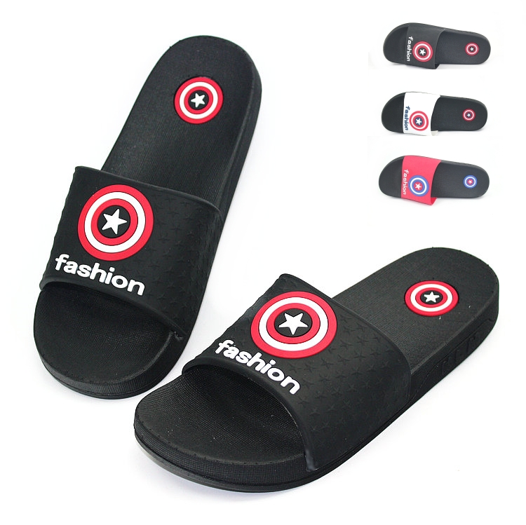 2017新款酷趣夏季男士凉拖鞋 居家厚底防滑速