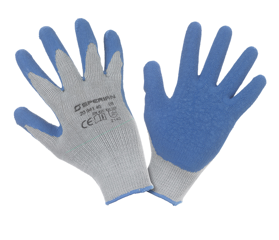 霍尼韦尔 舒适型蓝色天然乳胶涂层工作手套 2094140CN-10