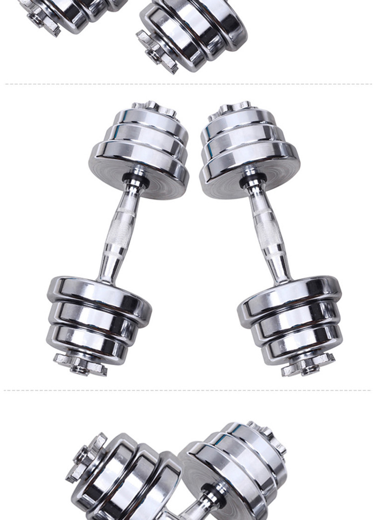 康晨健身器材专卖店】雷克钢制哑铃15公斤\/20