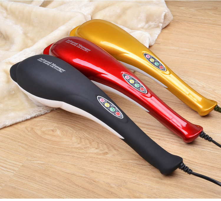 安尚AS-606B电脑版磨砂海豚红光按摩棒电动按摩器手动版贴身按摩棒颈椎颈部腰部肩部按摩捶多功能家用震动按摩仪三个按摩头 安尚(ANSHANG)按摩器AS-606B磨砂【价格 图片 品牌 报价】-苏宁易购安尚云商专营店