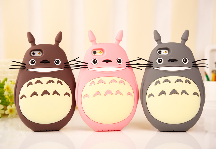 【远望数码专卖店】苹果5s手机壳 龙猫呆萌兔