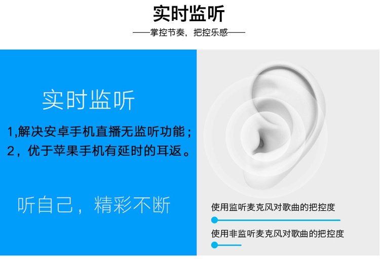 Lenovo/联想 UM10C-CR直播版 手机全民k歌电容麦克风话筒套装唱吧直播主播 送支架