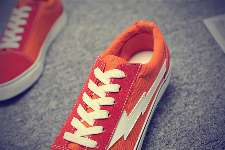 闪电帆布鞋低帮运动板鞋2017新款男学生休闲