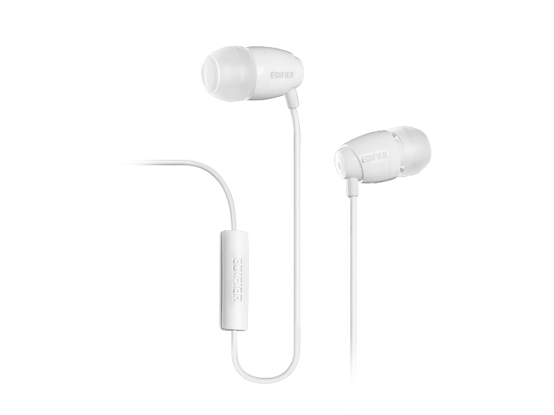 Edifier/漫步者 H210P 入耳式手机耳机 时尚白色
