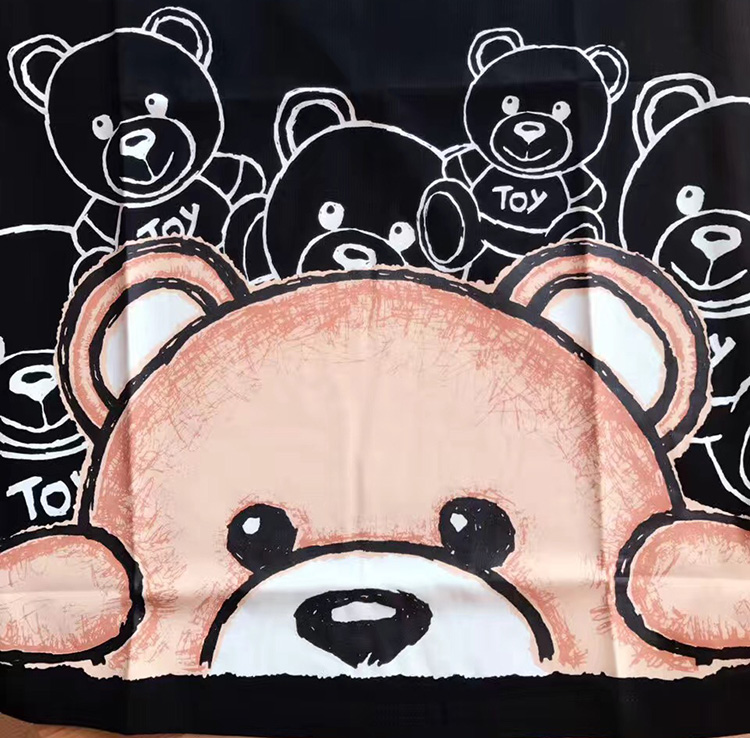 902新款2017夏季新款卡通小熊T恤女中长款熊