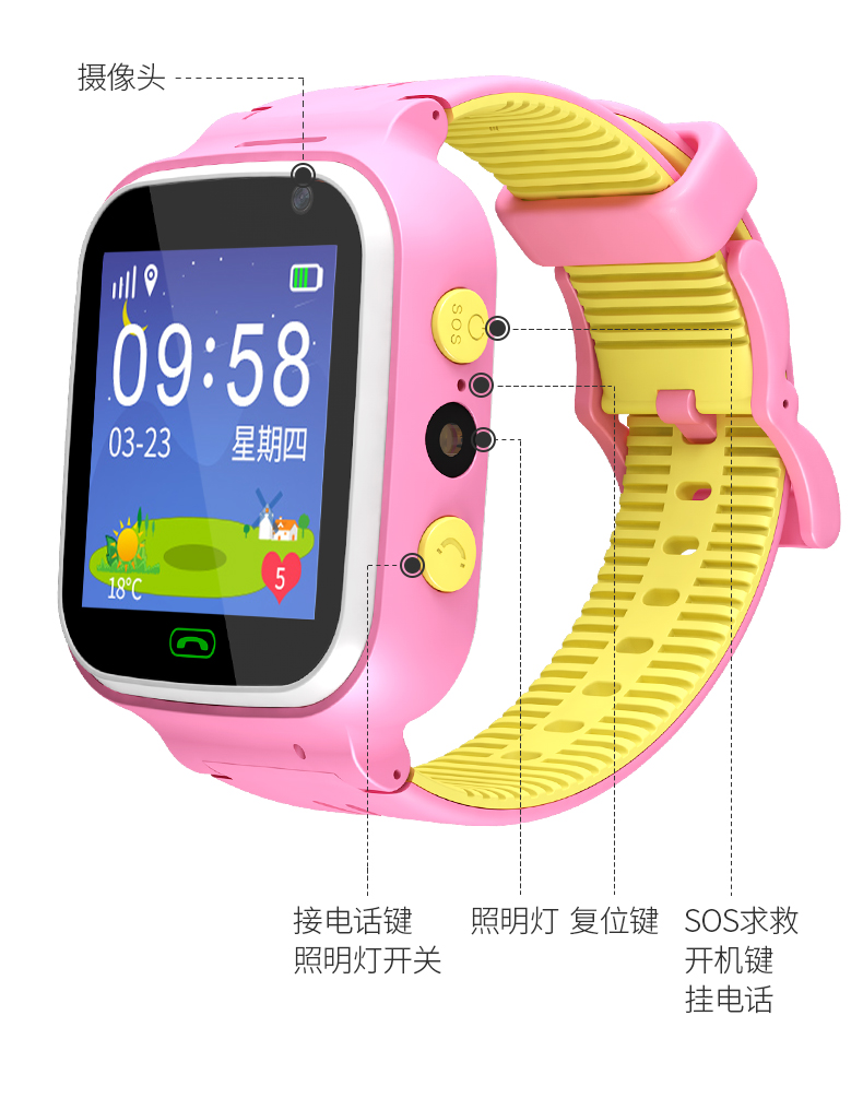 儿童电话手表关机了,怎么开机定位找到