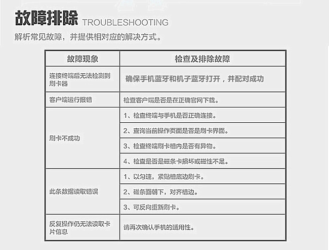 瑞刷瑞银信pos机手机刷卡器蓝牙刷信用卡带积