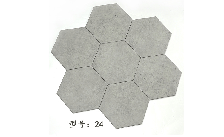 工业灰色渐变水泥砖六角砖异型八角砖仿古砖简约现代异型艺术瓷砖壹德