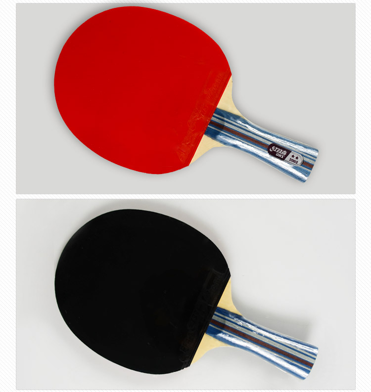 DHS/红双喜  直拍双面反胶乒乓球拍 A2006