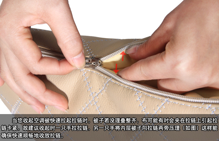 WRC 多功能汽车空调被 抱枕被子 腰枕靠垫 耐