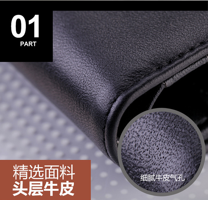 teemzone原创男士钱包头层牛皮多功能防盗手