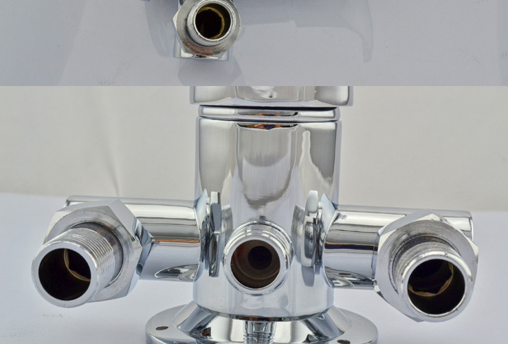 KES 科士力 明装淋浴龙头花洒套装 全铜 太阳