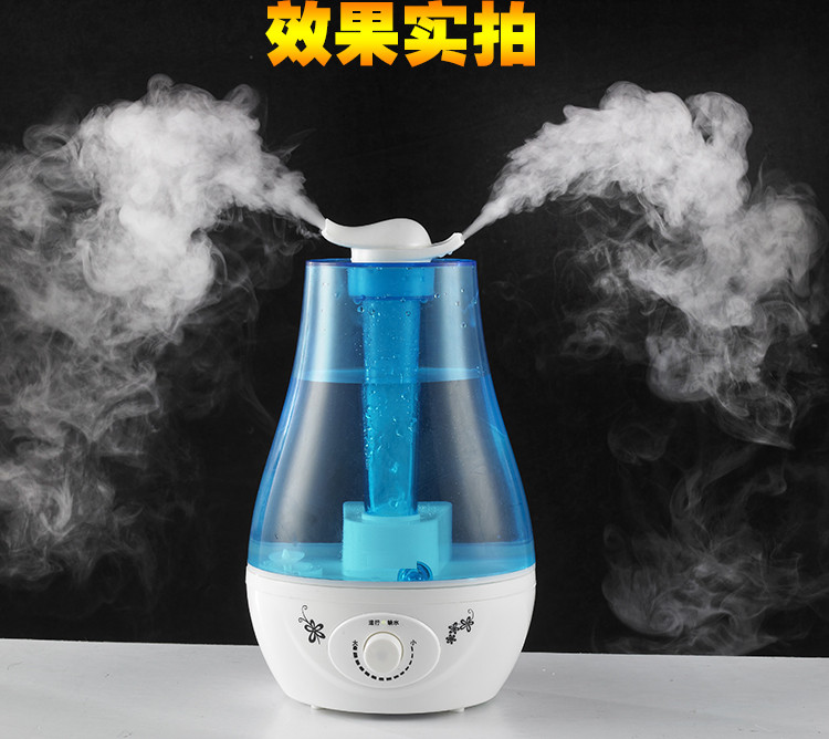 强派 双喷头空气加湿器 超静音 空气净化 健康加