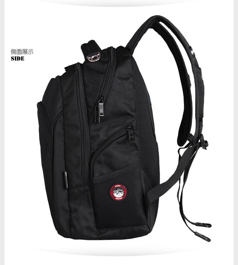 SWISSWIN男士双肩电脑包女韩版潮旅行包学生