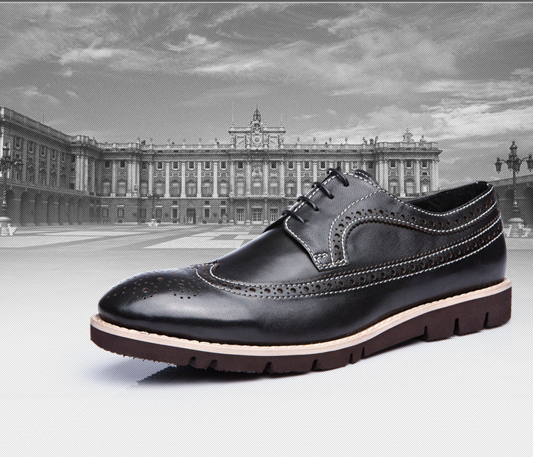 CEEN策恩 新品商务休闲皮鞋男士潮流英伦真