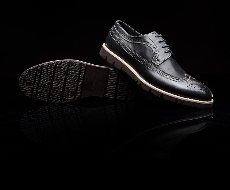 CEEN策恩 新品商务休闲皮鞋男士潮流英伦真