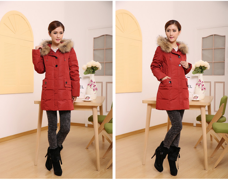 雪驰女士羽绒服 2013新款<em>女式加肥</em>加大码 <em>中老</em>