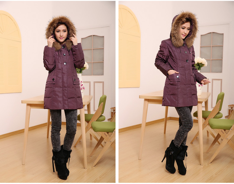 雪驰女士羽绒服 2013新款<em>女式加肥</em>加大码 <em>中老</em>