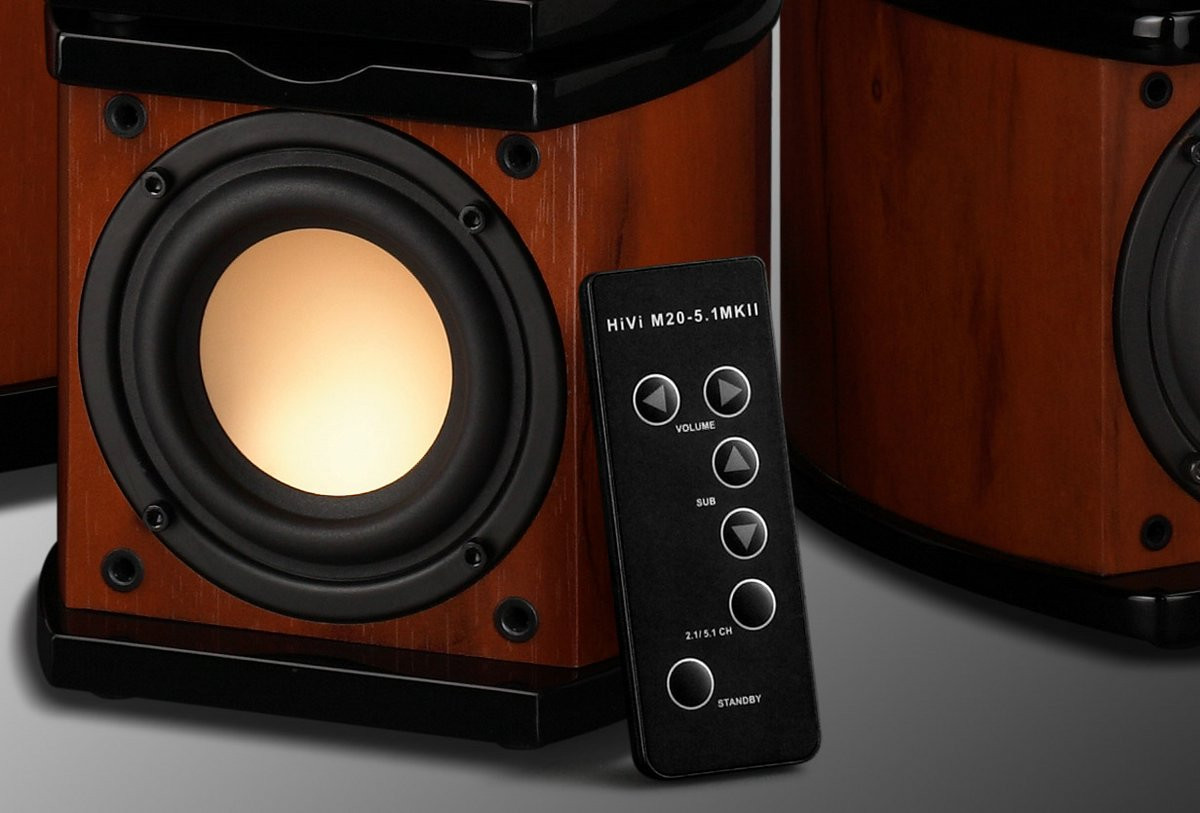 hivi惠威m2051mkii51声道多媒体有源电脑音响家庭影院电视低音炮音箱