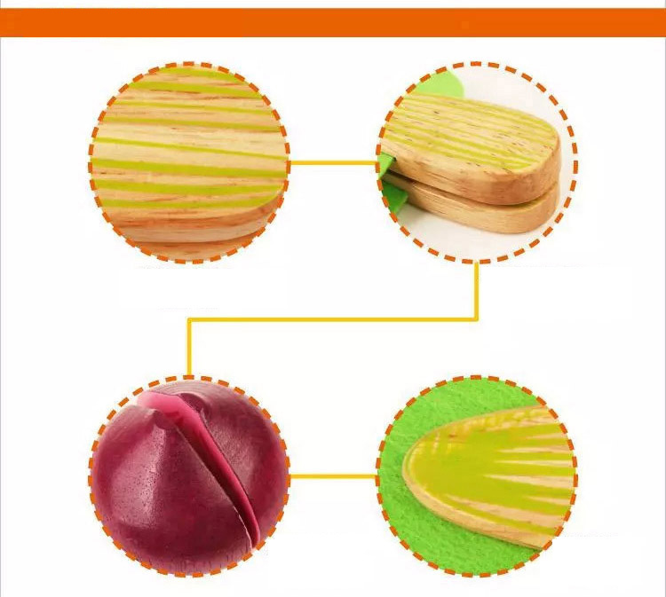 木玩世家 水果切切看 BH3601 儿童切切看系列木制仿真玩具 过家家玩具
