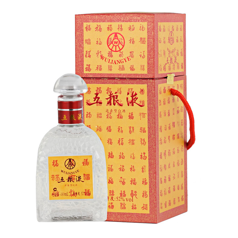 苏糖52度金五粮液福酒 480ml 2010年老酒