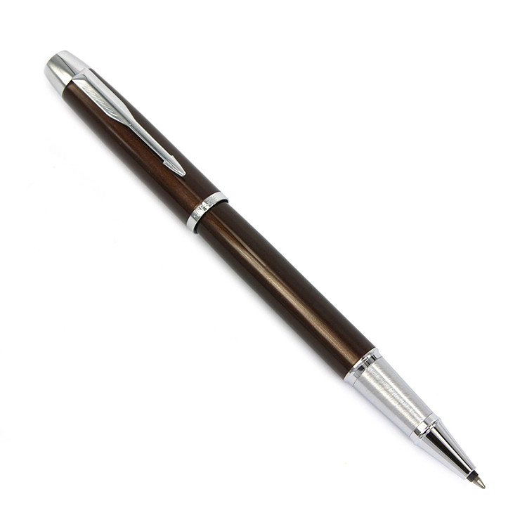 PARKER 派克IM系列可可棕白夹宝珠笔(签字笔