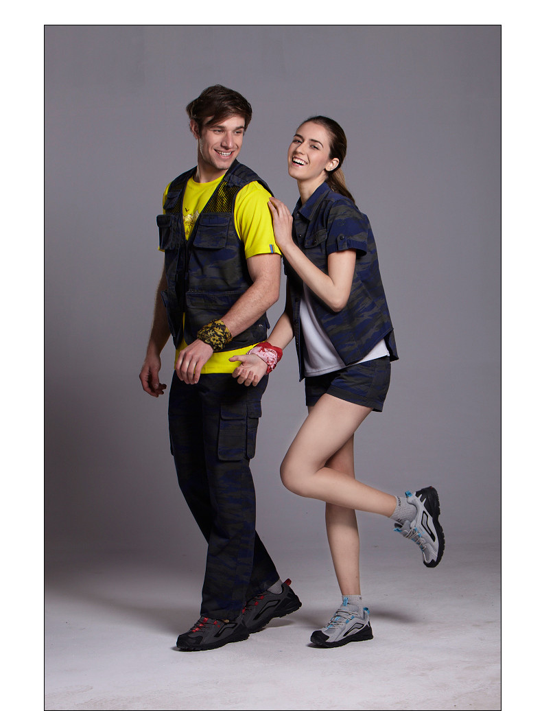 Suretex正品夏季迷彩服女短袖军服<em>衬衫外套户</em>