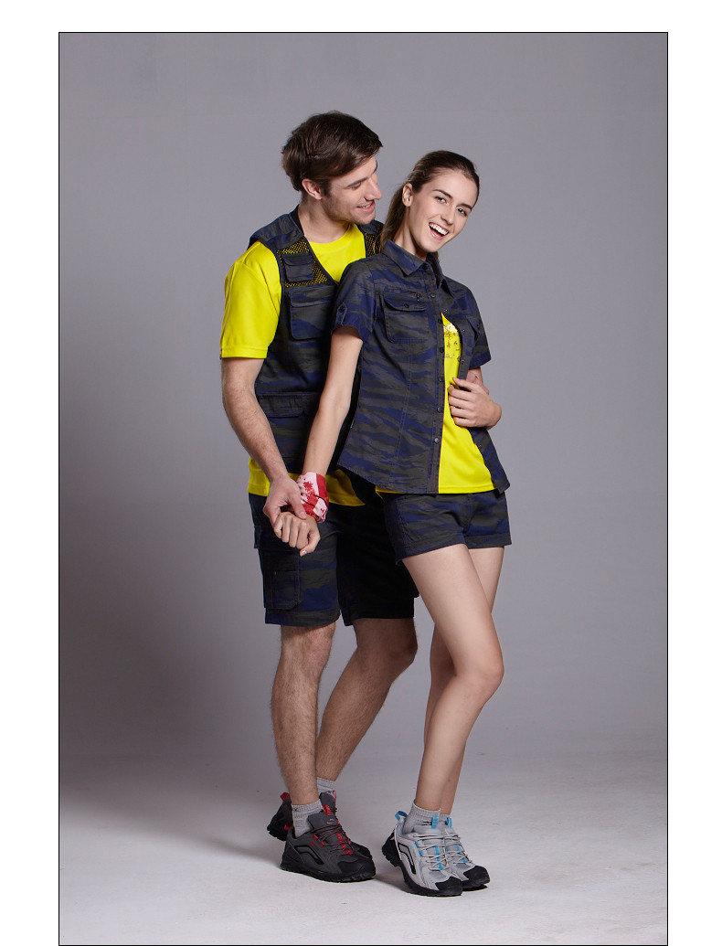 Suretex正品夏季军迷<em>户外</em>迷彩服<em>女短裤</em>修身显