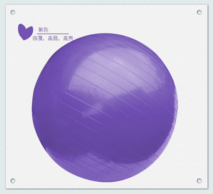 乐士ENPEX加厚瑜伽球瑜伽球65cm减肥健身瘦