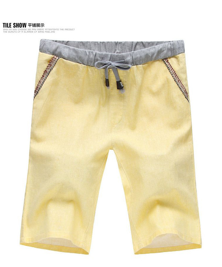 <em>麻短裤男款</em>哪种好 <em>麻短裤 男款</em> 亚麻牌子同款