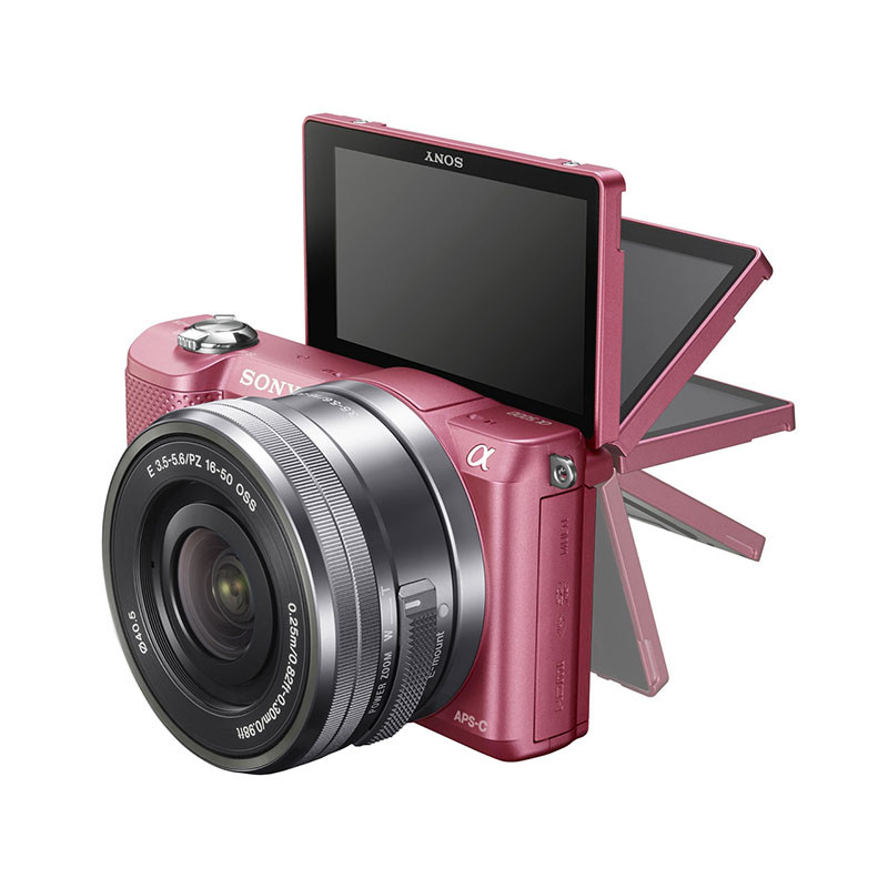 索尼SONY ILCE5000LP粉色单反相机