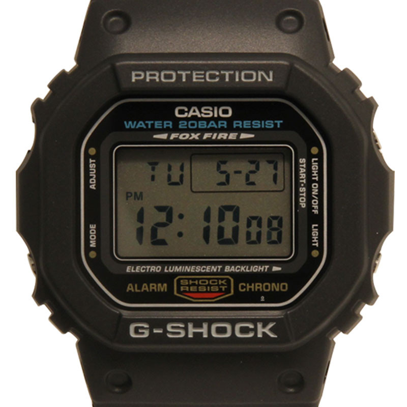 卡西欧 casio g-shock系列dw5600e-1运动石英表 型号 dw5600e-1 表盘