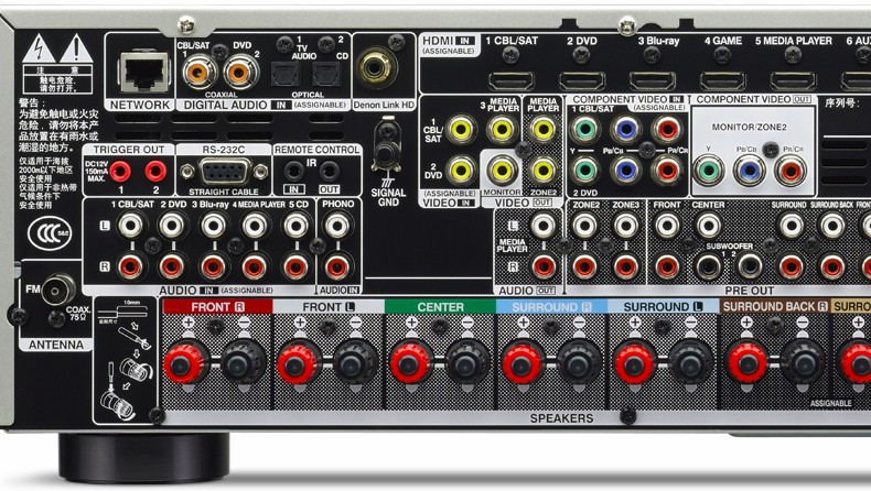 【斯超威电器专营店AV功放】Denon\/天龙AVR