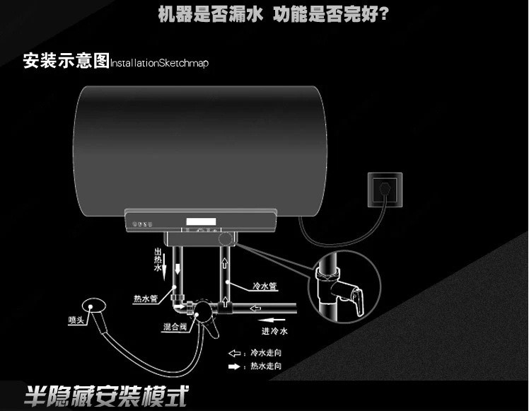 海尔热水器es60hz3拆解,海尔热水器es60h-gz3 海尔电热水器es50h-z3(qe) 50l 3d动态加热电热水器 四倍增容