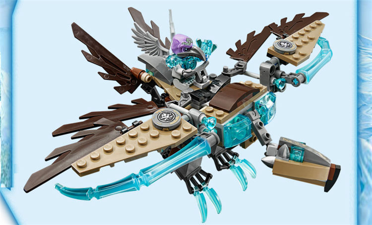 LEGO 乐高气功传奇系列早教拼插玩具 阴狠鹫