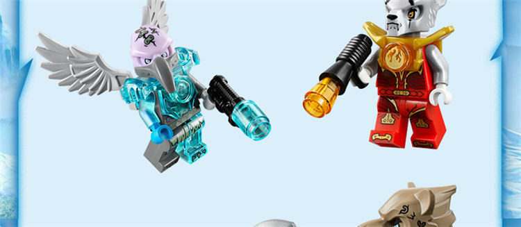 LEGO 乐高气功传奇系列早教拼插玩具 象女王
