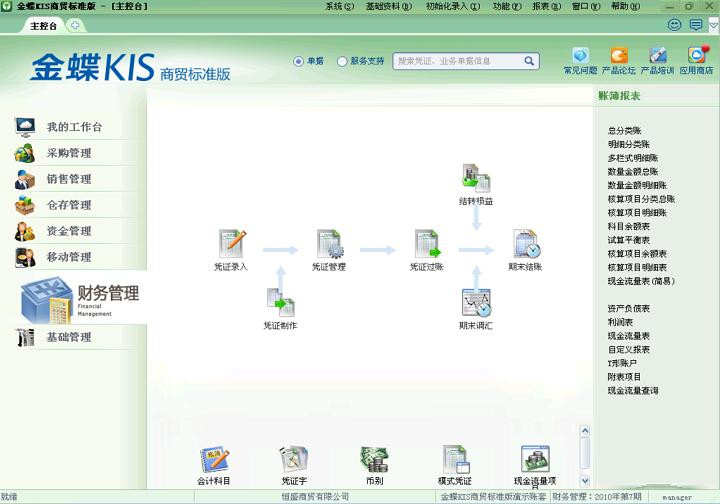正版软件 金蝶KIS商贸标准版 财务业务一体化
