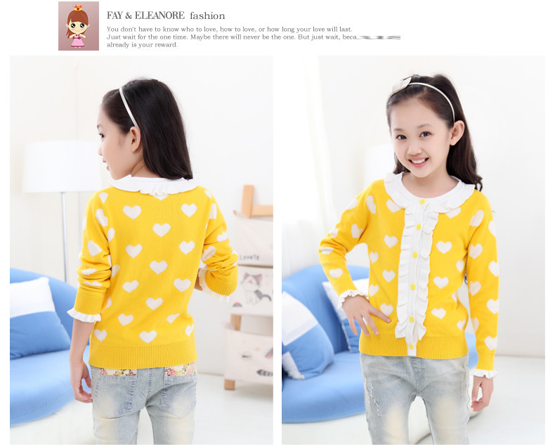 【朵琪宝贝母婴】<em>童装</em>女童毛衣<em>开衫</em>外套2014