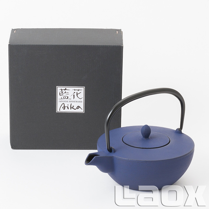 【LAOX】日本 南部铁器 茶壶细线纹酒壶 102