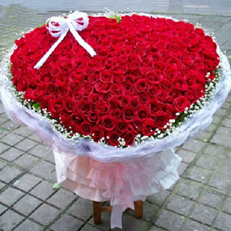 全国鲜花速递同城花店送花生日约会玫瑰鲜花花束武汉北京上海广州