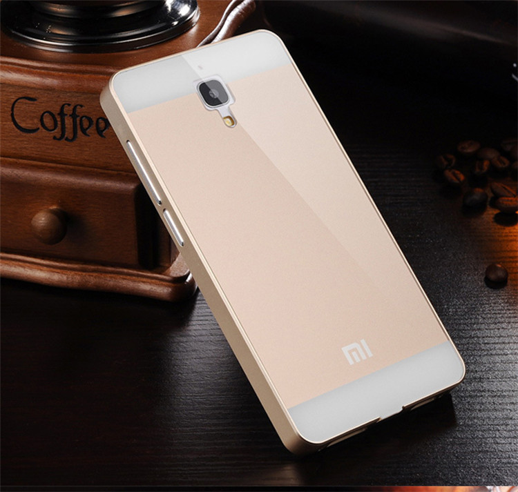 VIPin 小米4 手机金属边框亚克力后盖 小米4手