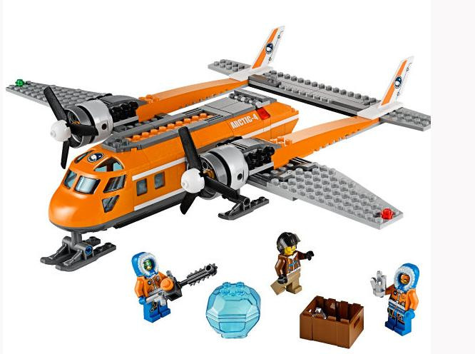 乐高lego 60064 城市系列 极地探险 北极物资运输飞机 拼插积木玩具
