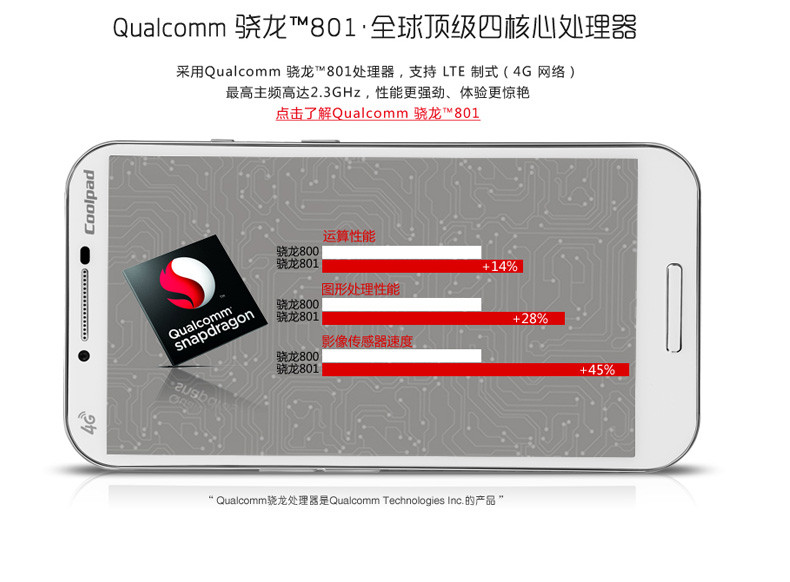 【酷博世纪】酷派 大观4 双卡尊享版(8971)移动