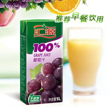 汇源果汁/果蔬汁 汇源 100%葡萄汁 1l*12【价格 图片 品牌 报价】