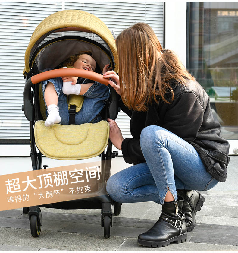 法国babysing折叠轻便高景观婴儿推车Igo 睿智红预售到7月底到货