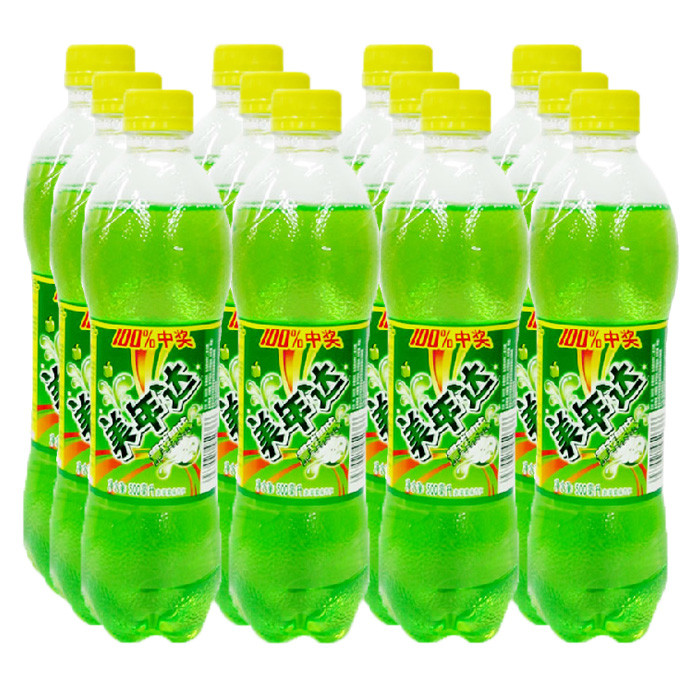 美年达(mirinda)碳酸饮料 美年达(苹果味)500ml 50ml