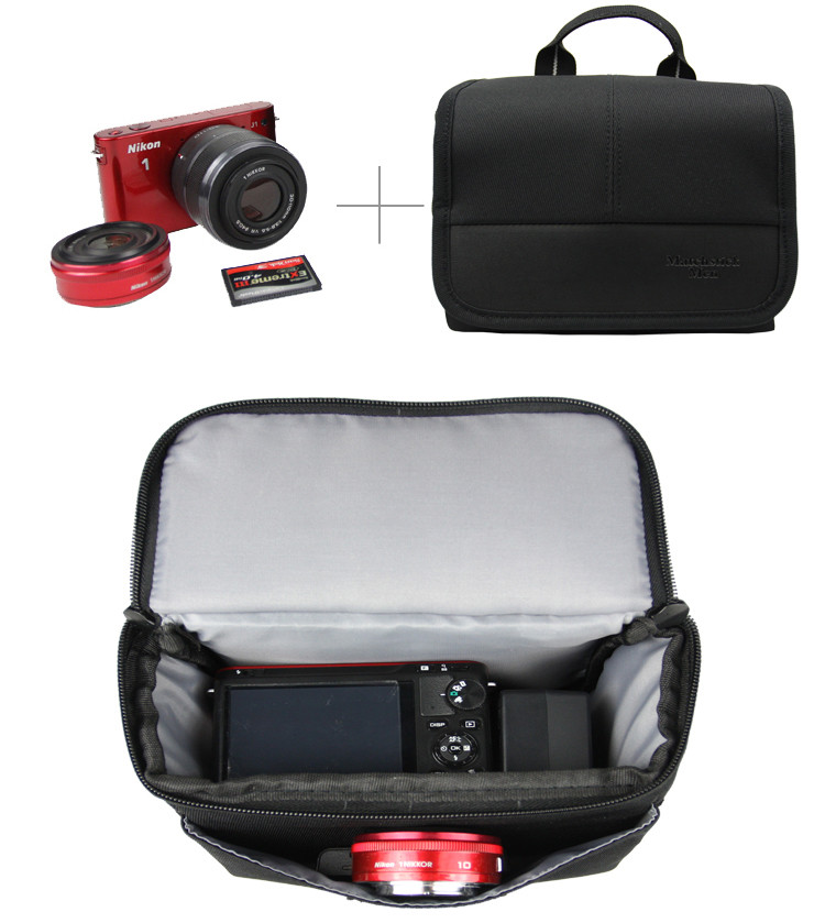 火柴人（MatchstickMen） FC-6057-01 微单相机专用 （横款黑色）
