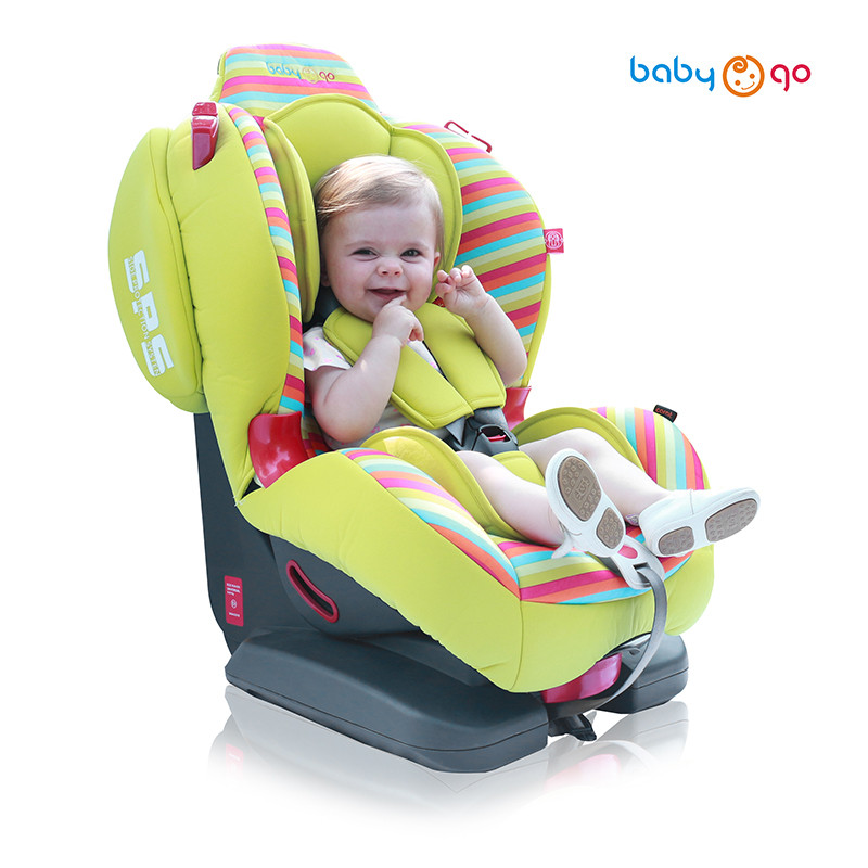 英国babygo 儿童安全座椅 克拉特 适合9-36kgISOFIX接口（约9个月-6岁） 玛丽皇后红