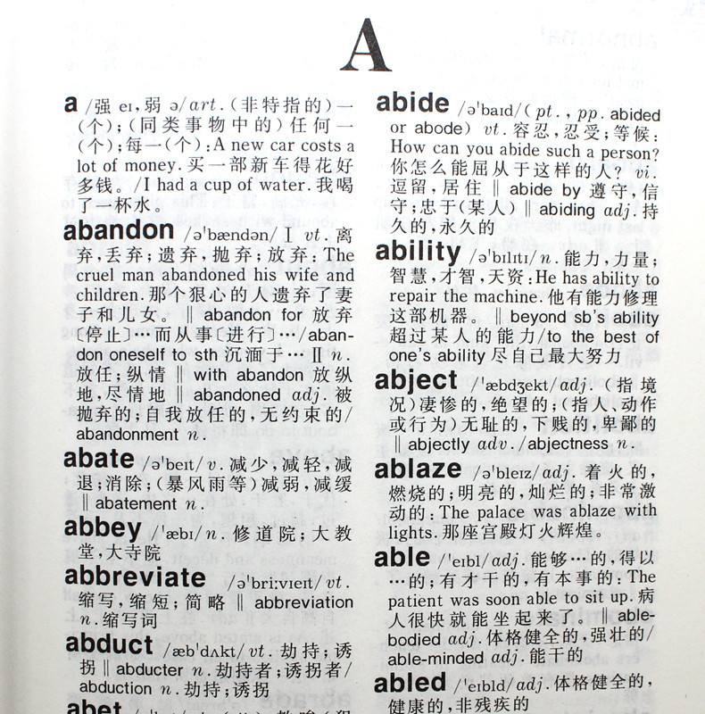 《正版包邮新版新概念 英汉汉英词典 字典英语