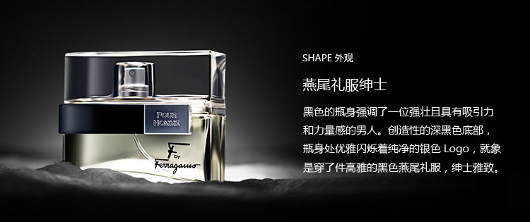 佛莱格默ferragamo非我莫属黑色男士香水100ml